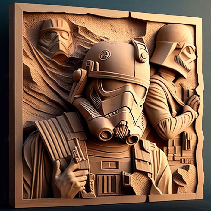 3D модель Игра Звездные войны Battlefront 2015 (STL)